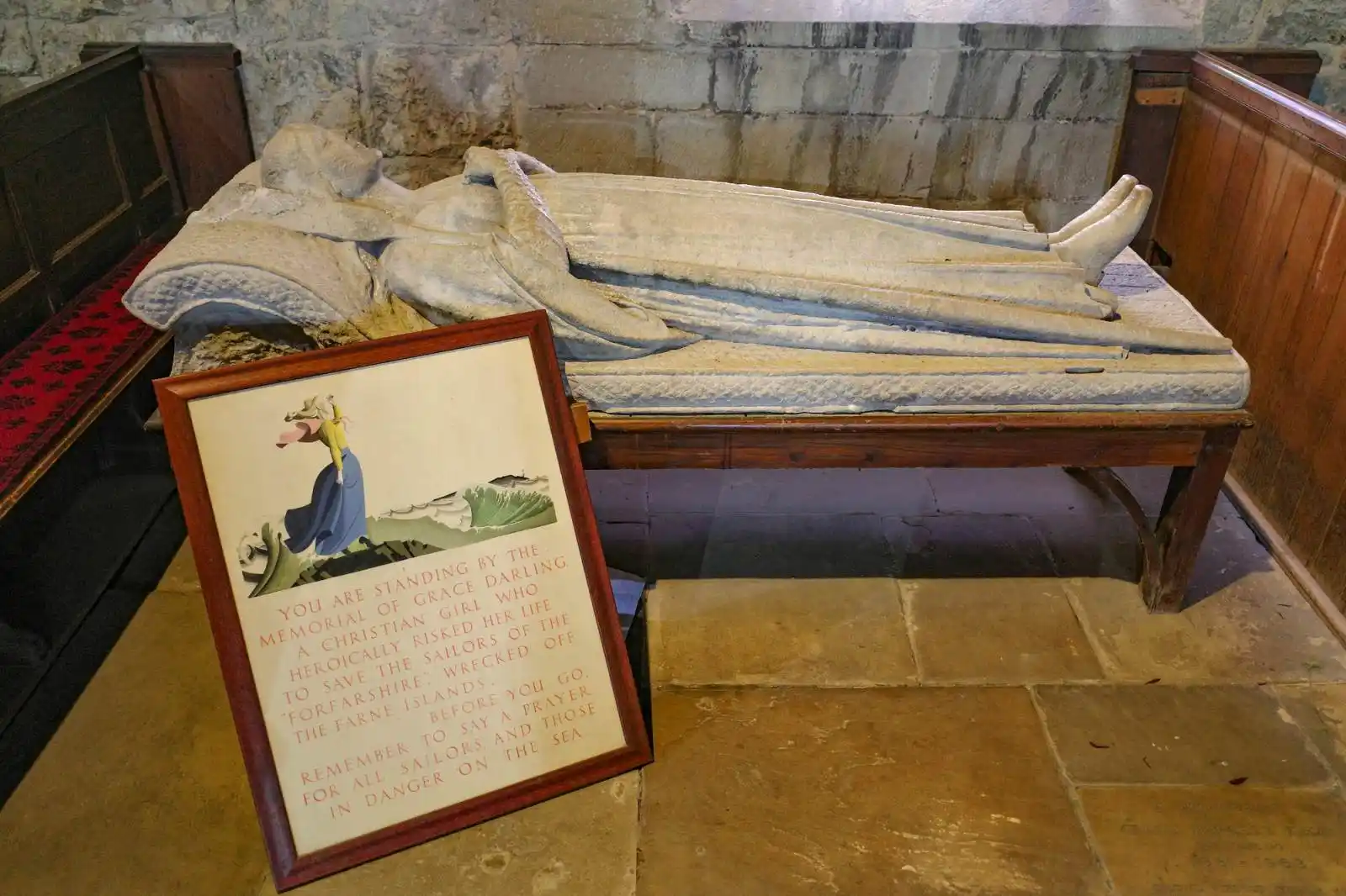 Muzeum Grace Darling připomíná její hrdinský čin z roku 1838.