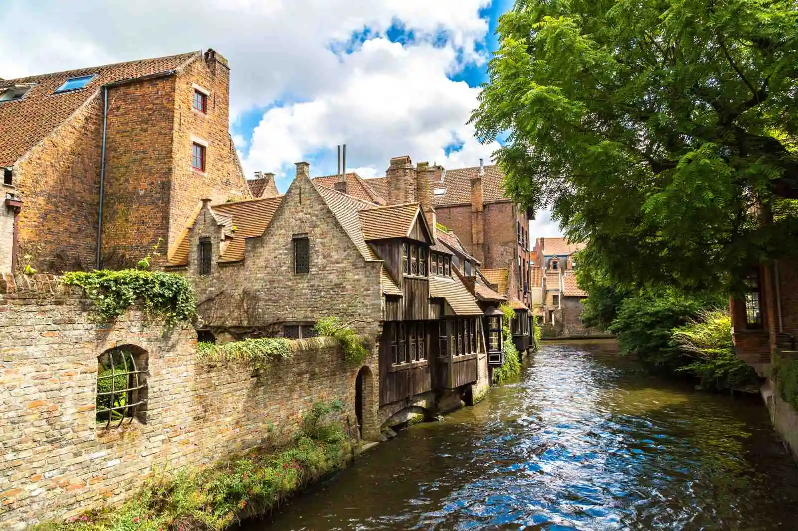 Kanály protínající historické centrum patří k nejcharakterističtějším symbolům Brugg a daly městu přezdívku „Benátky severu“.